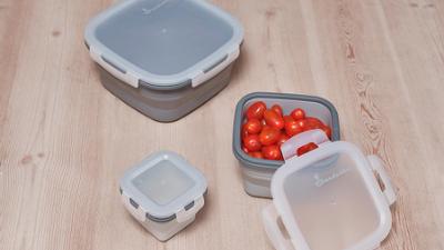 Folding food box set 3 pcs. Kitchen